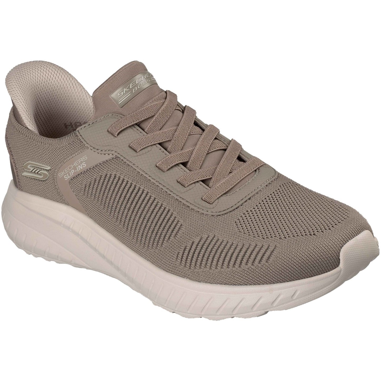 Skechers Mens Slip-ins BOBS Sport Squad Chaos Solid Step Trainers 118312
