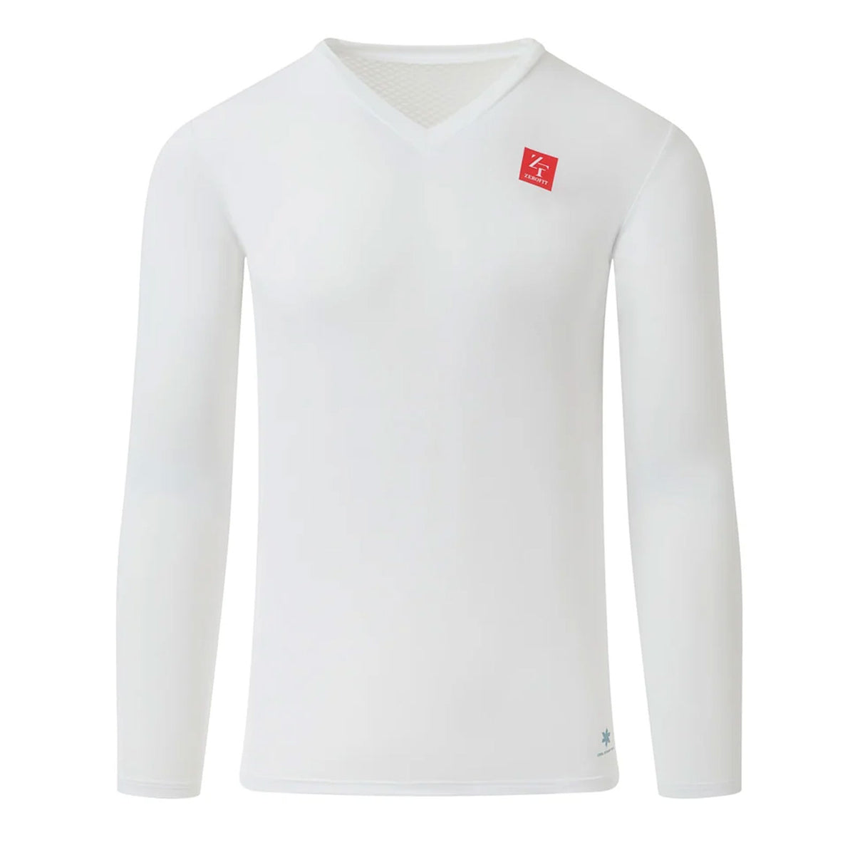 Zerofit Unisex IceSkin V-Neck Long Sleeve Base Layer Top