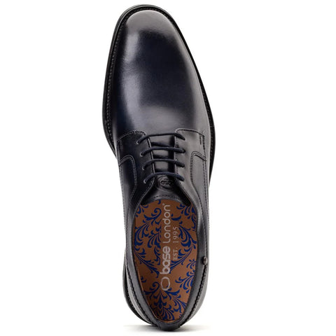 Base London Mens Sleeve Waxy Derby Shoes