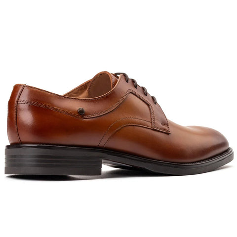 Base London Mens Sleeve Waxy Derby Shoes