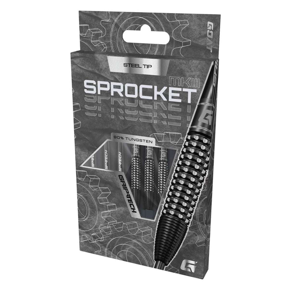 GOAT Sprocket MKlll 90% Tungsten Steel Tip Darts Set