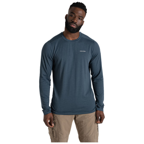 Craghoppers Mens NosiLife Abel Long Sleeve T-Shirt