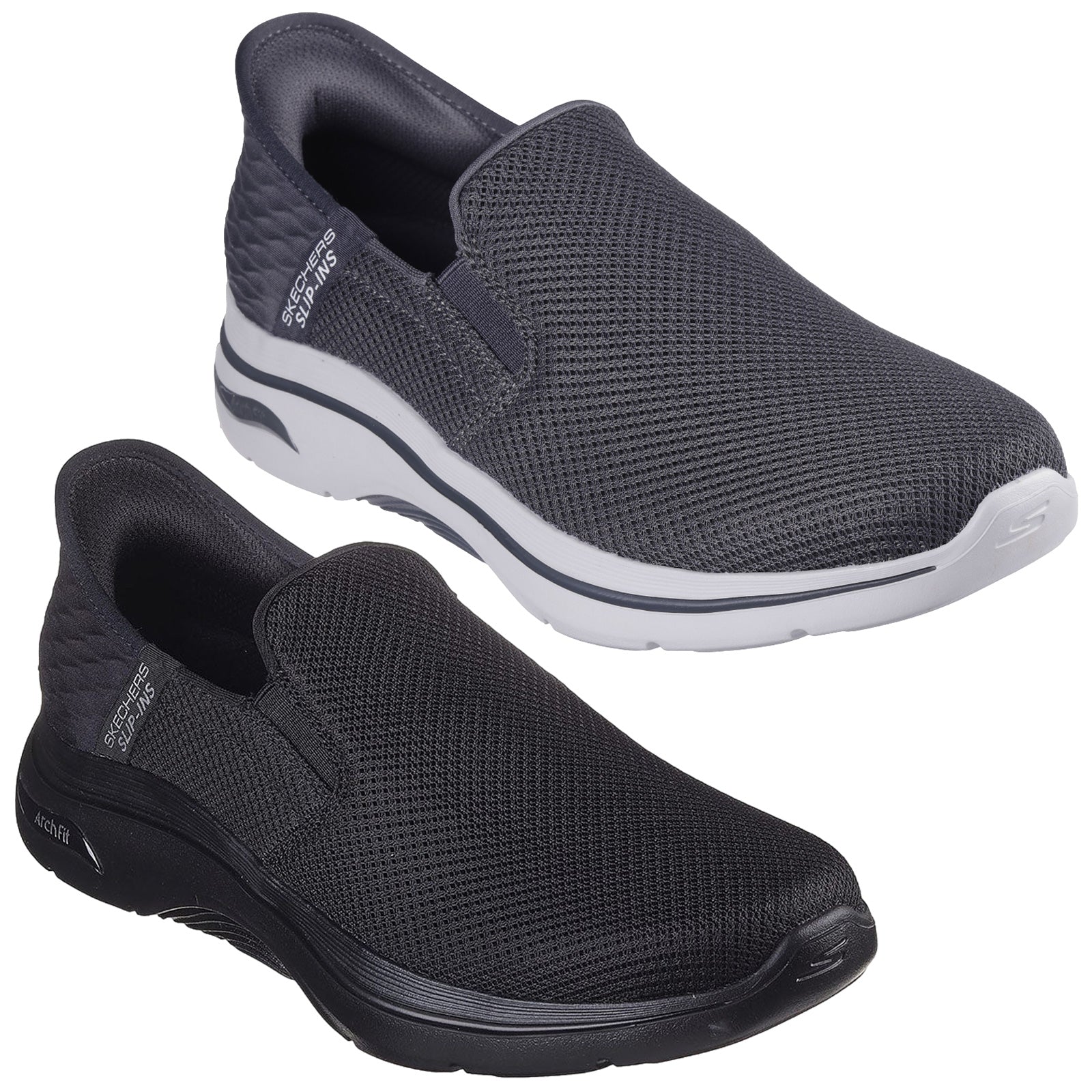 Skechers Mens GO WALK Arch Fit Hands Free Slip-Ins Trainers