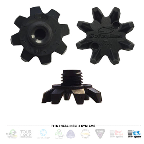 SoftSpikes Black Widow Golf Shoe Cleats