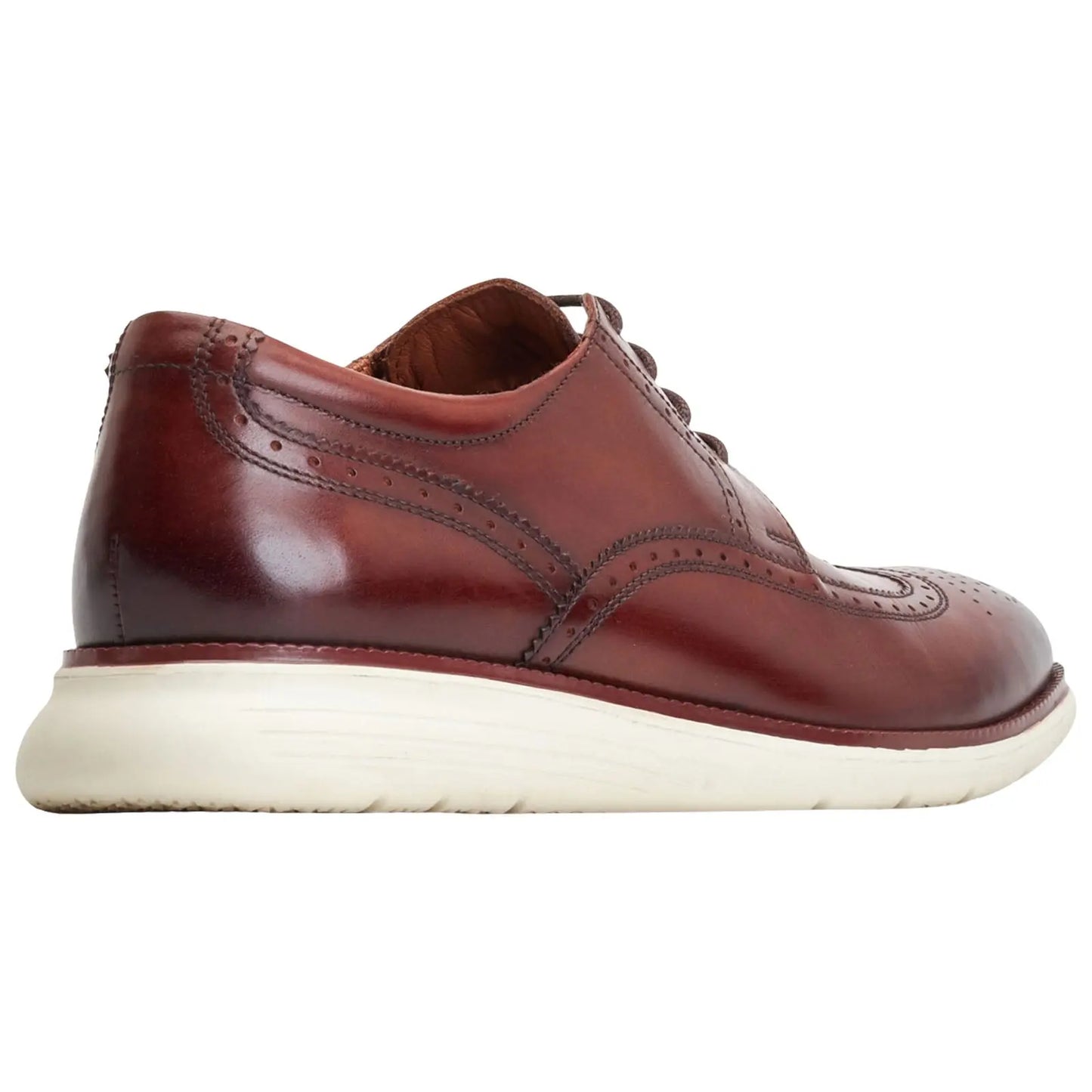Base London Mens Flight Softy Brogue Shoes