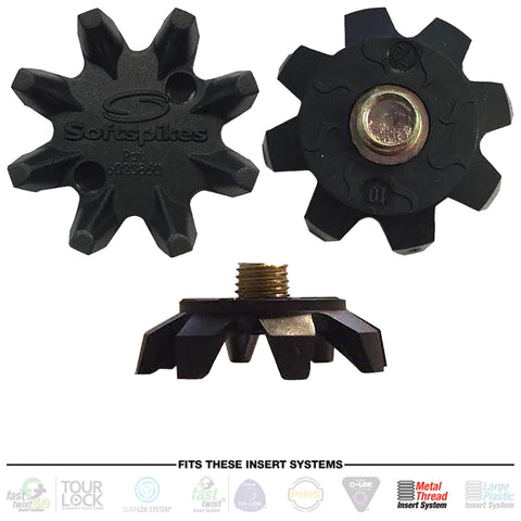 SoftSpikes Black Widow Golf Shoe Cleats