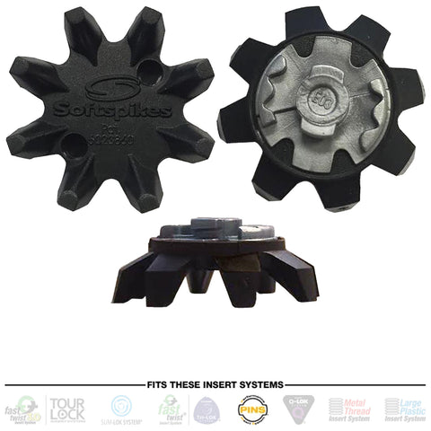 SoftSpikes Black Widow Golf Shoe Cleats