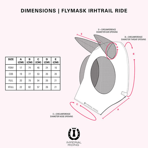 Imperial Riding Flymask With Nose Ears