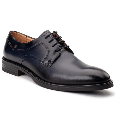 Base London Mens Sleeve Waxy Derby Shoes