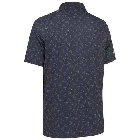 Callaway Mens Chev Print Polo