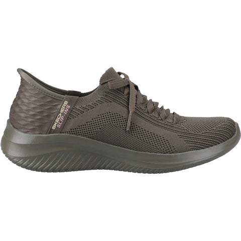 Skechers Ladies Slip-ins Ultra Flex 3.0 Pure Colour Trainers
