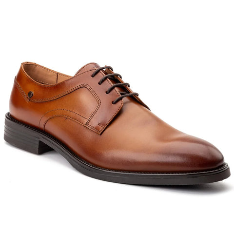 Base London Mens Sleeve Waxy Derby Shoes