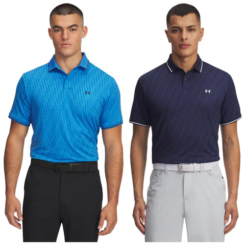 Under Armour Mens Drive Sport Jacquard Polo