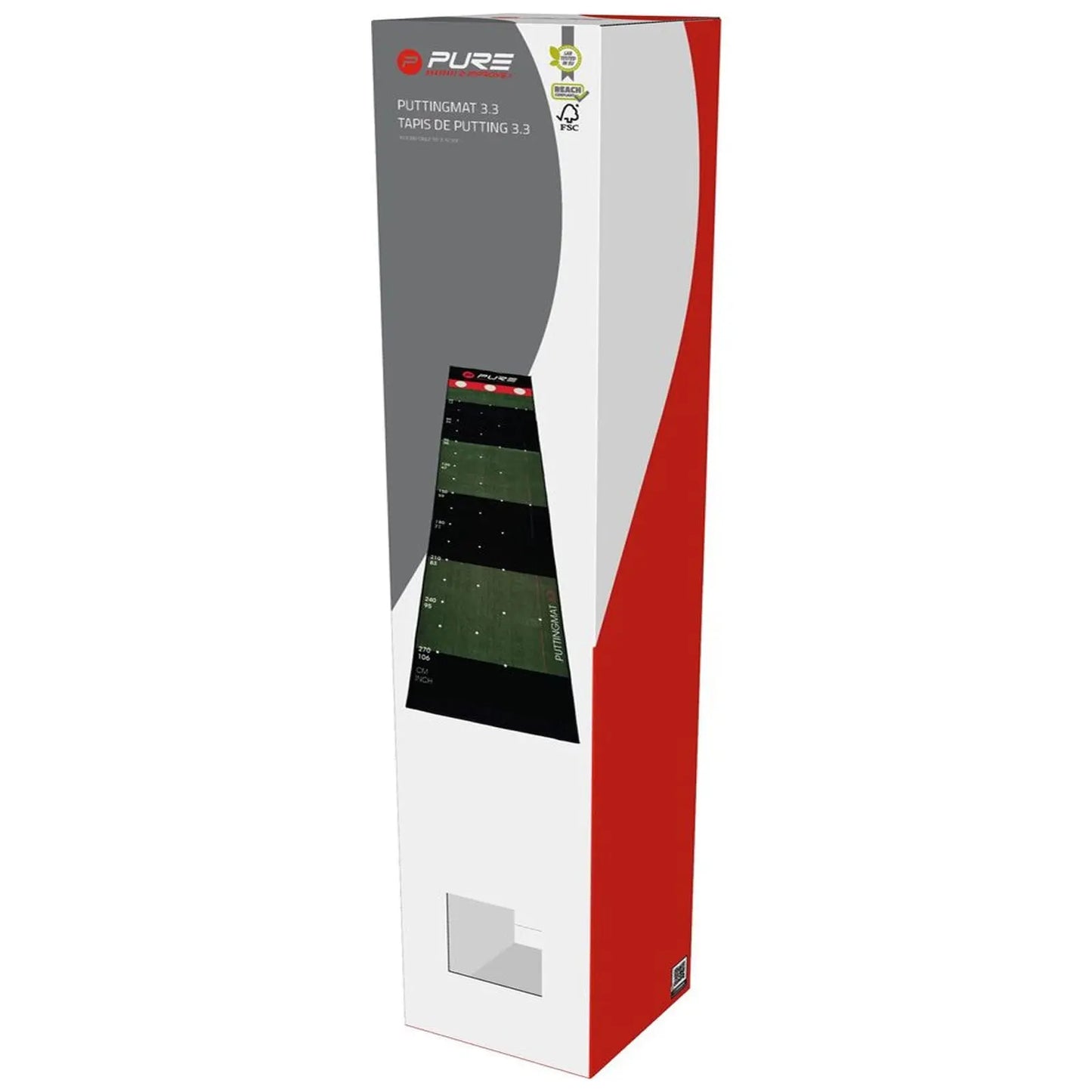 Pure2Improve Golf Putting Mat 3.3 (80 x 330 cm)
