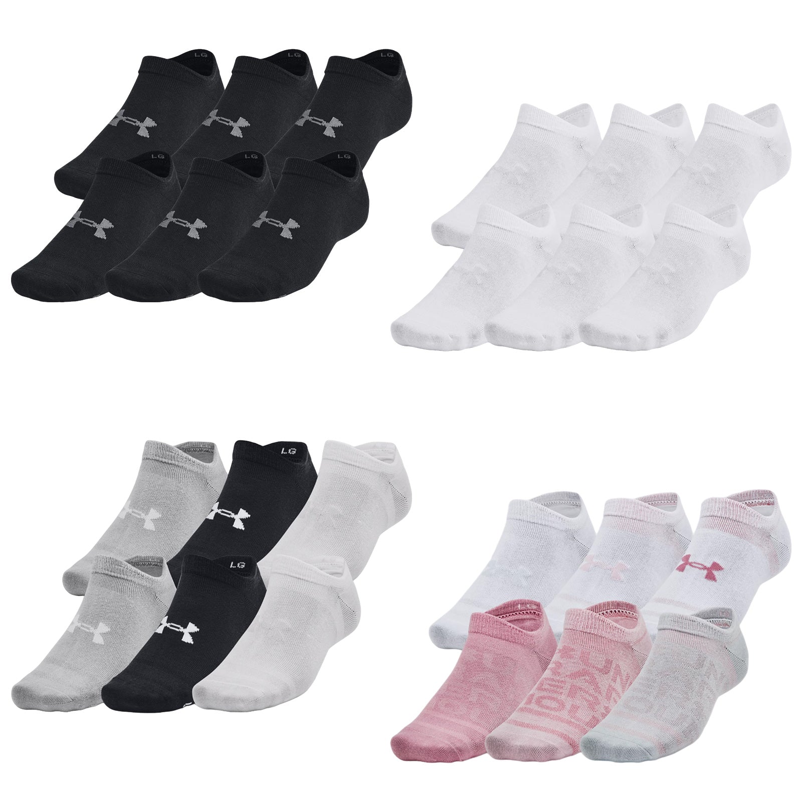 Under armour essential no show socks sales