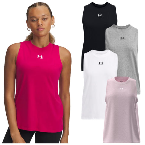 Under Armour Ladies Rival Muscle Tank