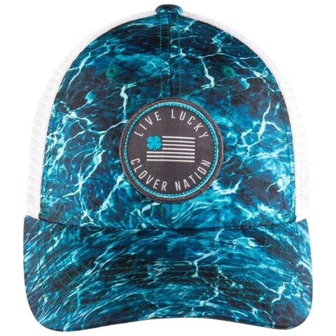 Black Clover Mens Aquamarine Cap