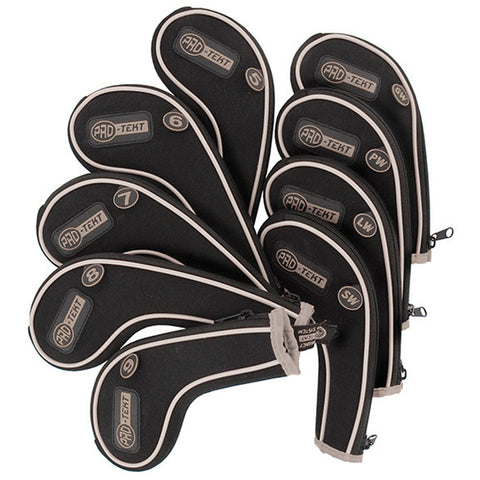 Pro-Tekt Zipped Iron Set Magnetic Headcovers (9 Piece)