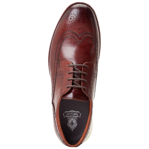 Base London Mens Flight Brogue Shoes
