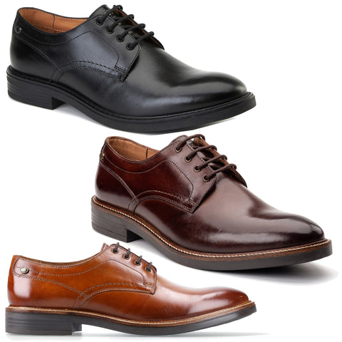 Base London Mens Durham Leather Derby Shoes AI01