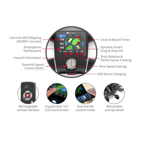 2025 Motocaddy M7 REMOTE GPS Electric Golf Trolley