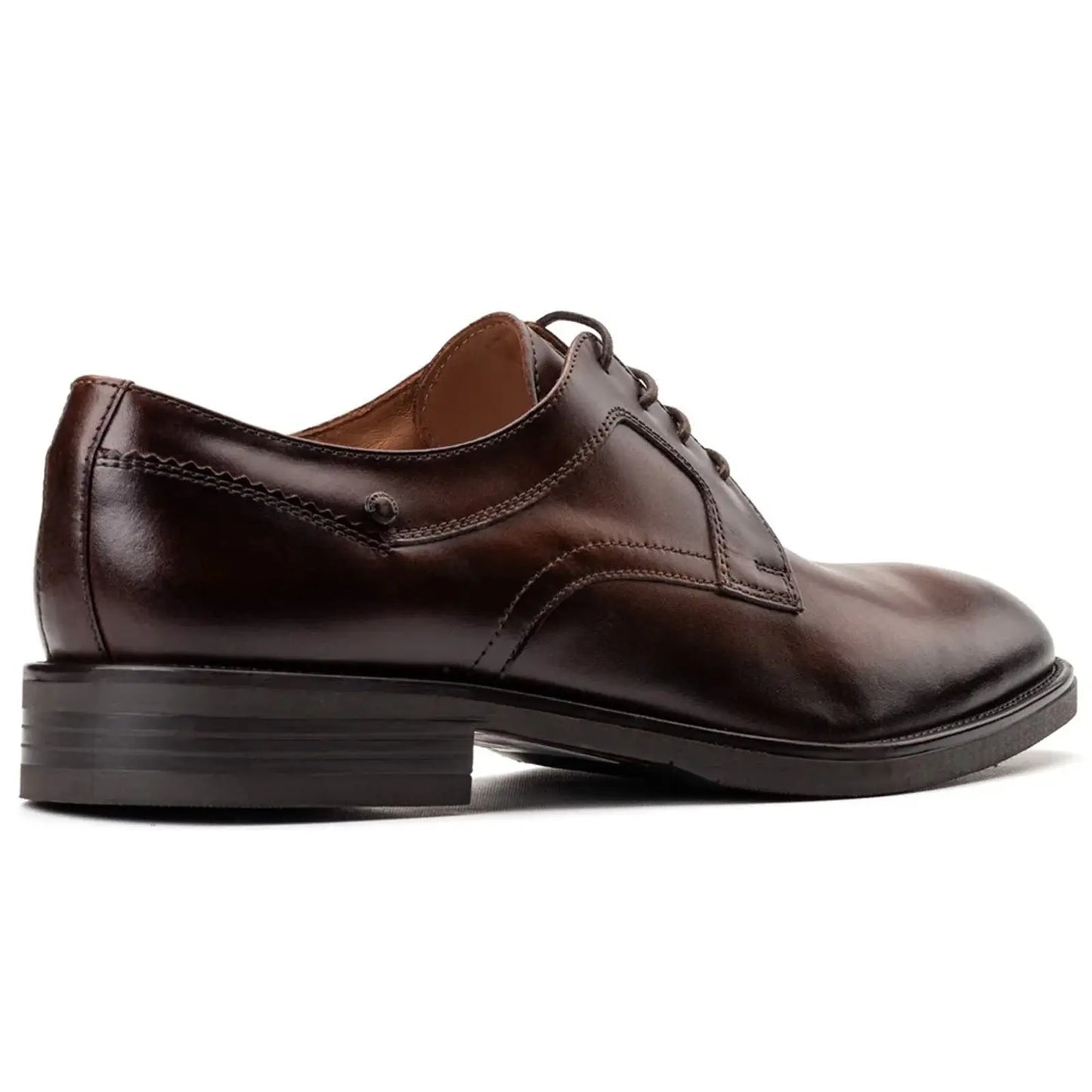 Base London Mens Sleeve Waxy Derby Shoes