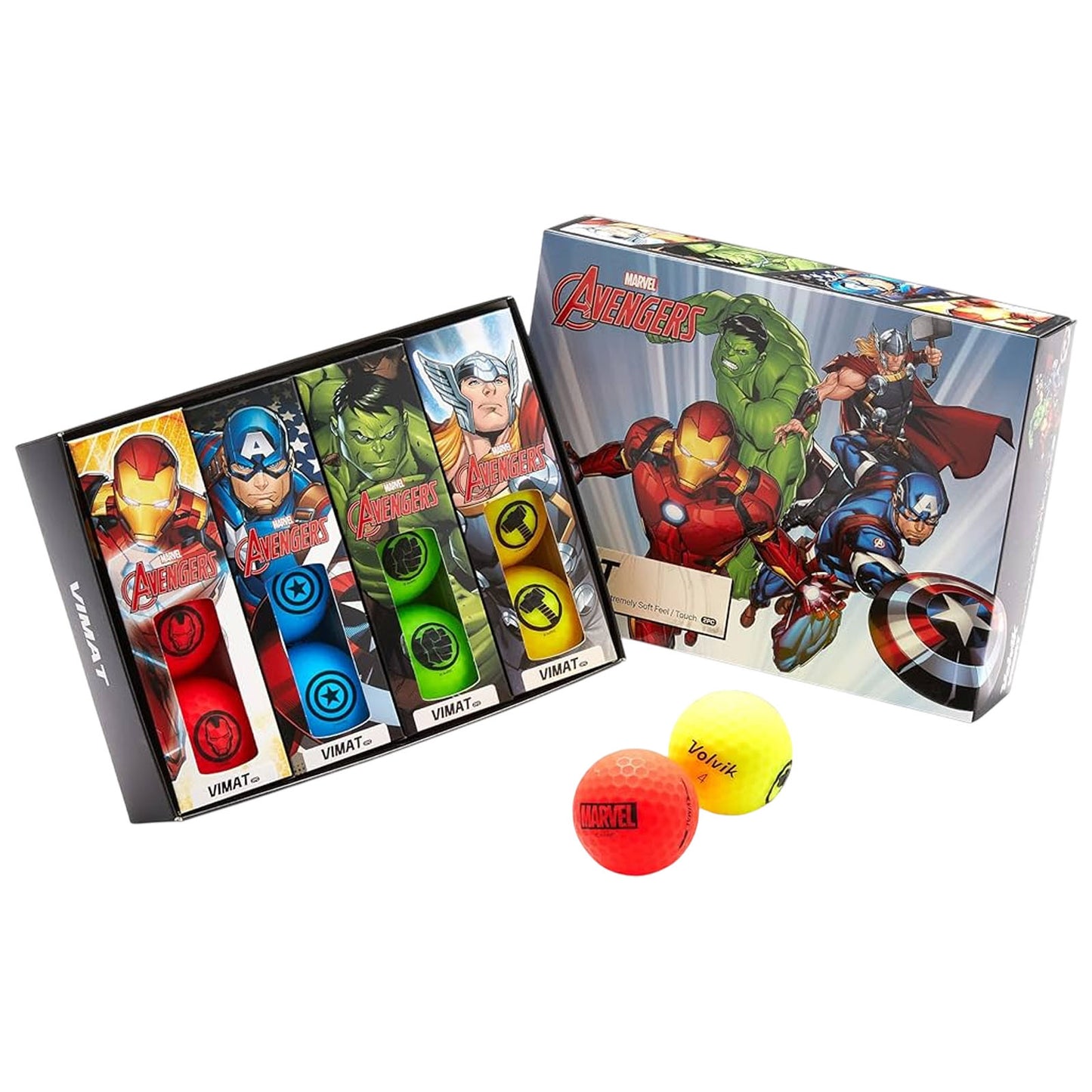 Volvik Vimat Golf Balls Special Edition Marvel The Avengers