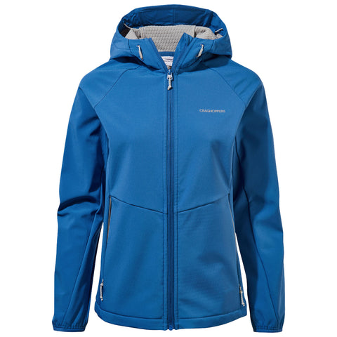 Craghoppers Ladies Kalti Weatherproof Hooded Softshell Jacket - 10 UK