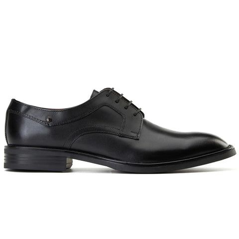 Base London Mens Sleeve Waxy Derby Shoes
