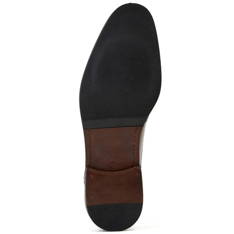 Base London Mens Sleeve Waxy Derby Shoes