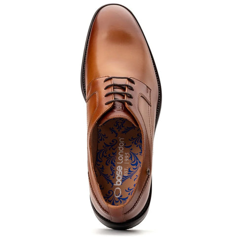 Base London Mens Sleeve Waxy Derby Shoes