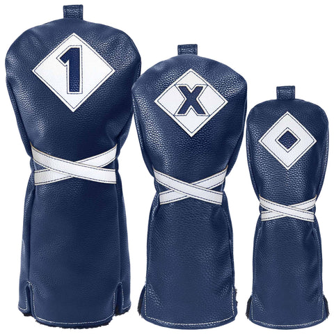 Izzo Golf Premium Headcovers - Navy