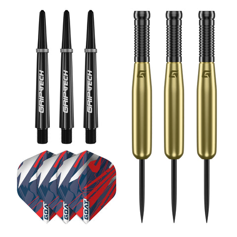 GOAT Homerun Steel Tip Brass Darts Set 15g