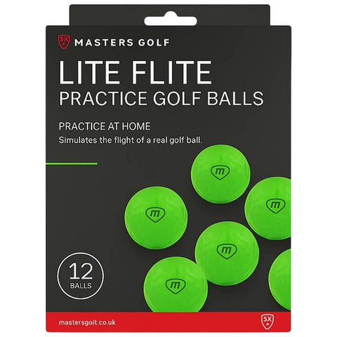 Masters Lite Flite Foam Golf Balls 12 Pack