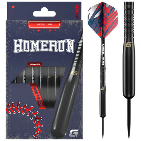 GOAT Homerun Steel Tip Brass Darts Set 15g