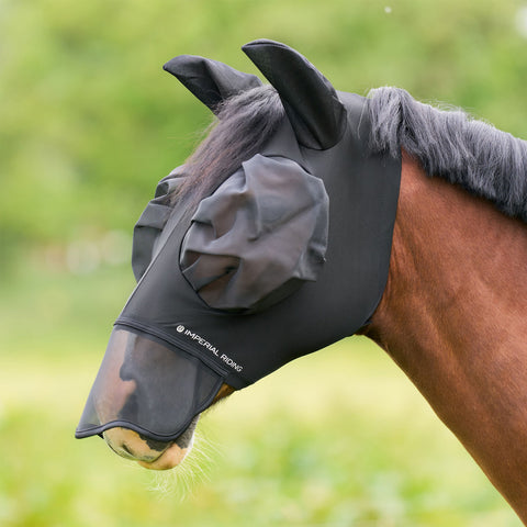 Imperial Riding Flymask With Nose Ears