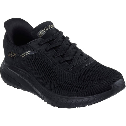 Skechers Ladies Slip-ins BOBS Sport Squad Chaos Trainers 117497 Wide