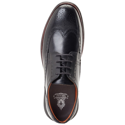 Base London Mens Flight Brogue Shoes