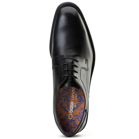 Base London Mens Sleeve Waxy Derby Shoes