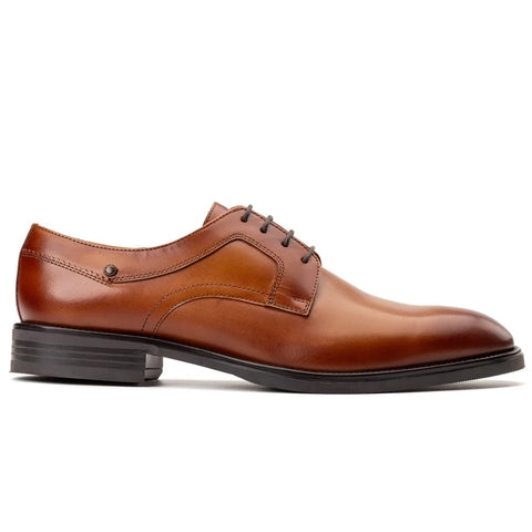 Base London Mens Sleeve Waxy Derby Shoes