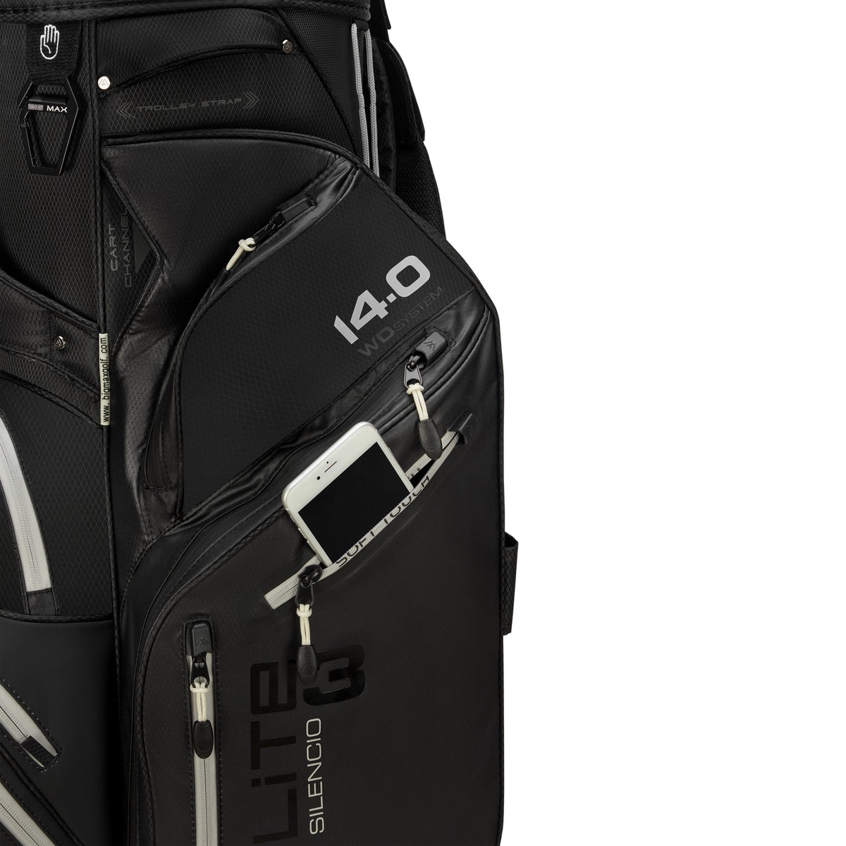 Big Max Golf Dri Lite Silencio 3 Organiser Cart Bag