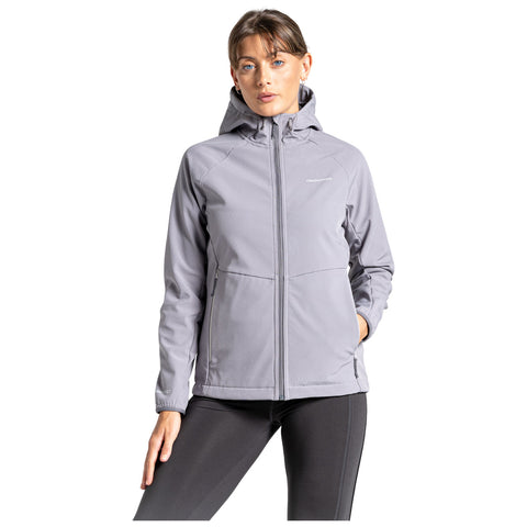 Craghoppers Ladies Kalti Weatherproof Hooded Softshell Jacket - 10 UK