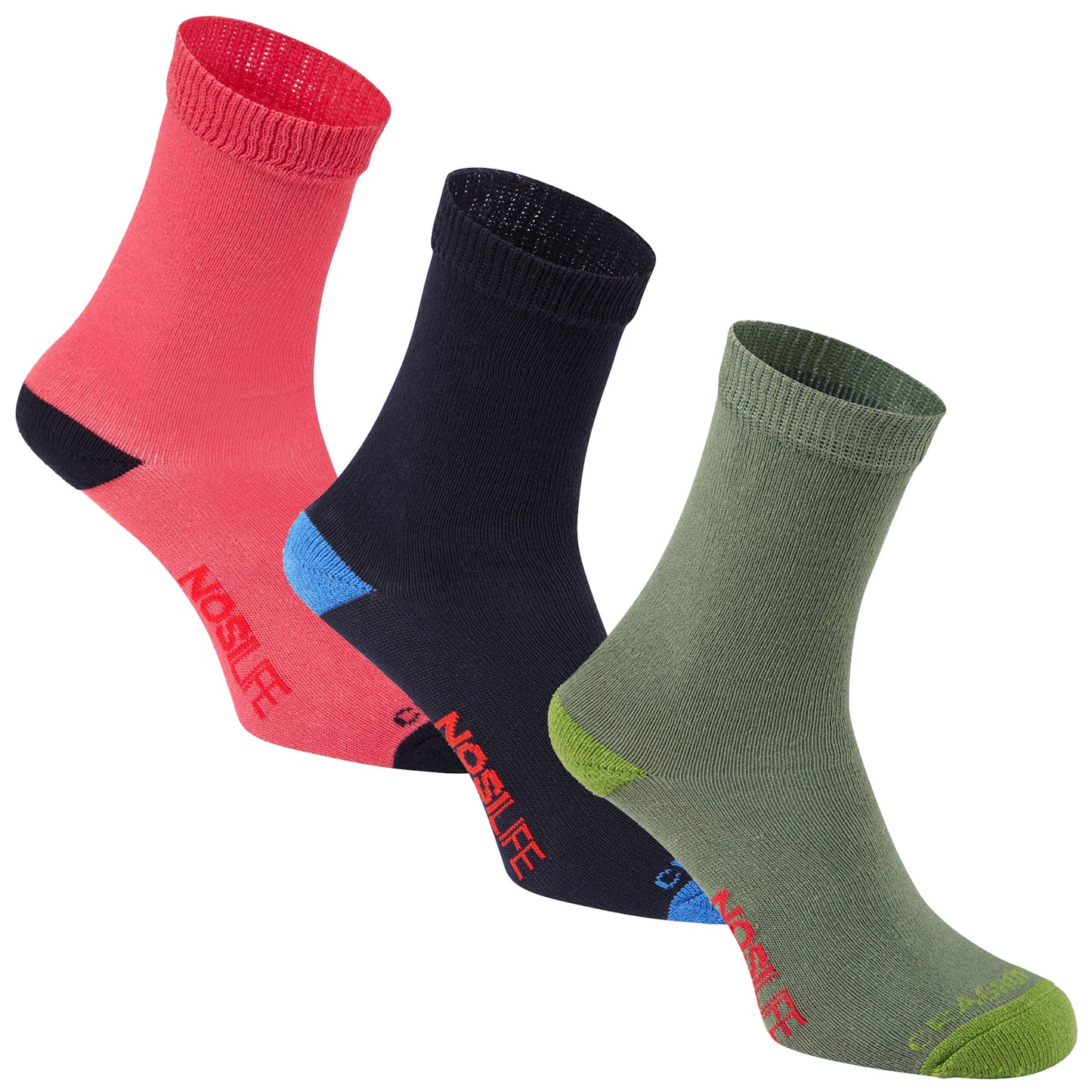 Craghoppers Junior NosiLife Pair Travel Socks