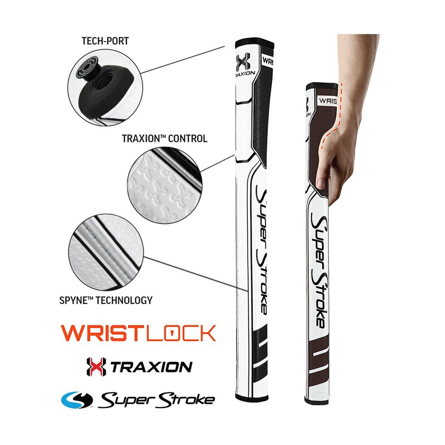 SuperStroke Traxion Wristlock Putter Grips