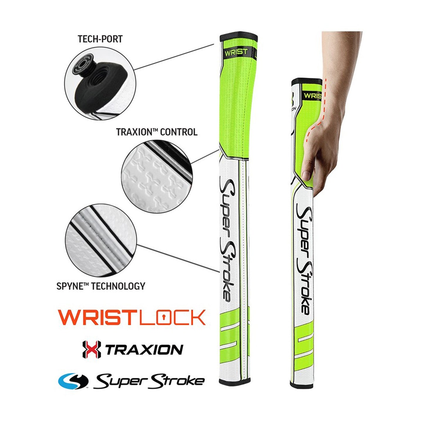 SuperStroke Traxion Wristlock Putter Grips