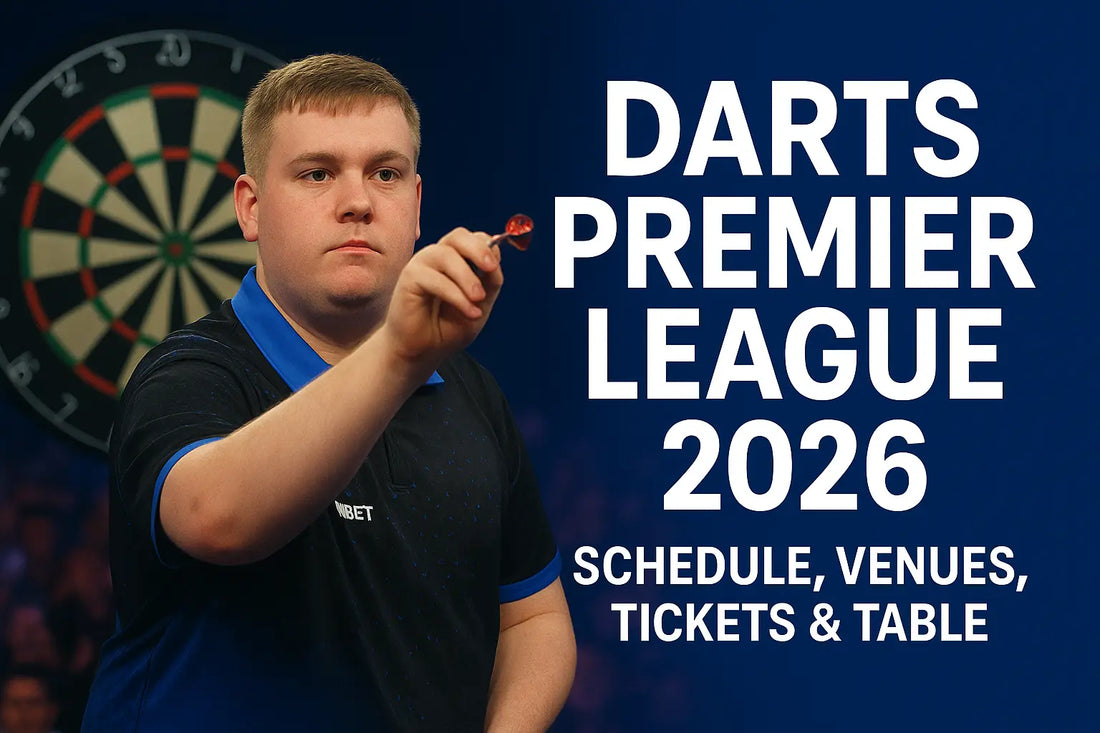 Darts Premier League 2026: Schedule Venues, Tickets & Table