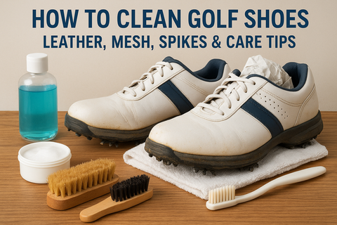 How to Clean Golf Shoes: Leather, Mesh, Spikes & Care Tips