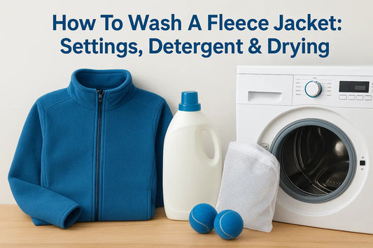 How To Wash A Fleece Jacket: Settings, Detergent & Drying