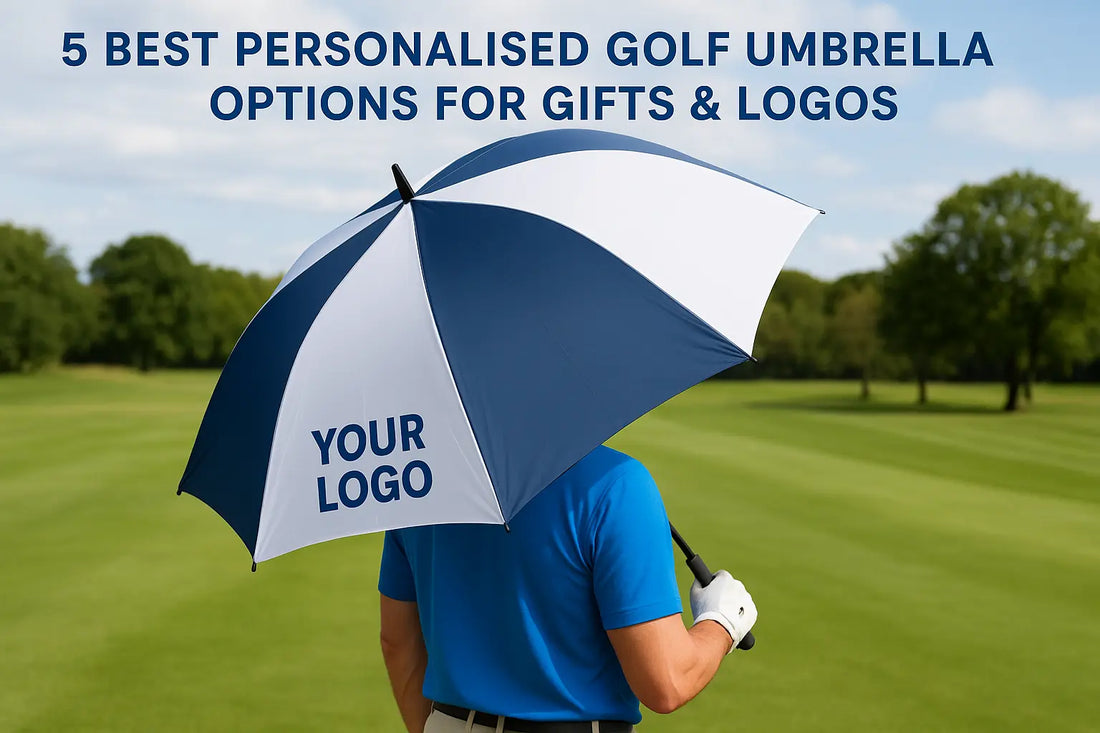 5 Best Personalised Golf Umbrella Options For Gifts & Logos