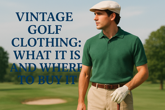 Vintage Golf Clothing: What It Is and Where to Buy It
